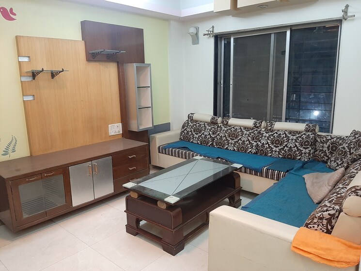 Living Room, sun-empire 2 Bedroom 1000 Sq.Ft. Apartment In Sinhagad Pune 9112159