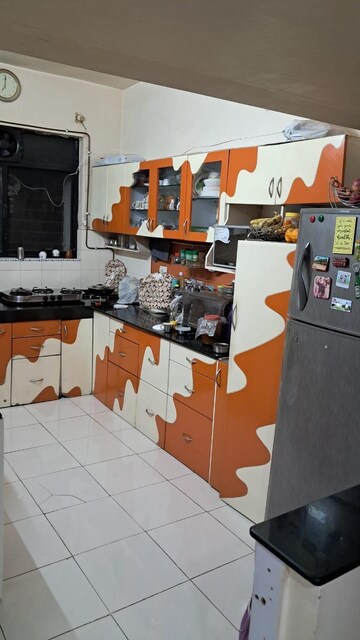 Kitchen in 2 BHK Apartment at Aastha River View, Taloja – for Rent