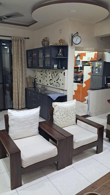 Living Room in 2 BHK Apartment at Aastha River View, Taloja – for Rent