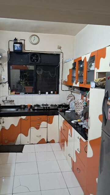Kitchen in 2 BHK Apartment at Aastha River View, Taloja – for Rent