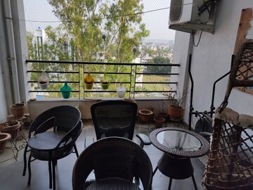 Balcony in 1.5 BHK Apartment at Mittal Sun Orbit, Sinhagad Road – for Rent