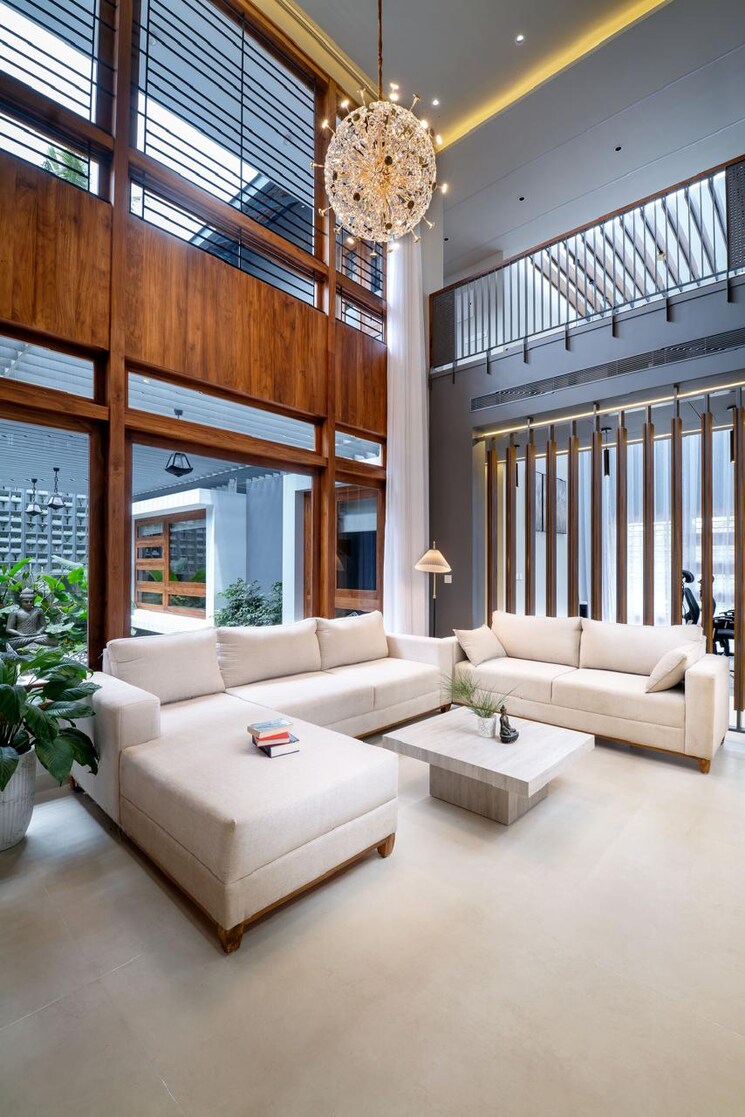 Living Room, aranattukara 4 Bedroom 6000 Sq.Ft. Independent House In Aranattukara Thrissur 9111466