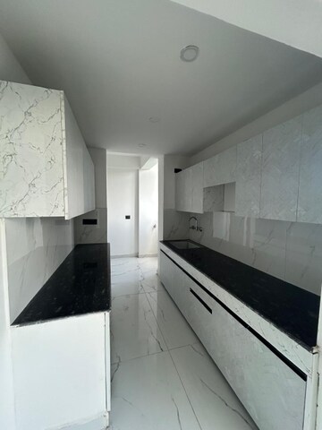 Kitchen in 4 BHK Apartment at JKG Palm Residency, Clement Town – for Sale