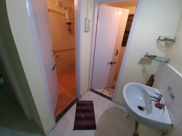 Bathroom in 1 BHK Apartment at Dharmavat Sundar Sahawas Apartment, Anand Nagar Chinchwad – for Rent