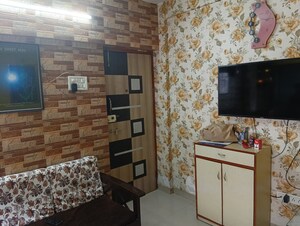 Living Room in 1 BHK Apartment at Om Sagar Shantinagar CHS, Mira Road – for Sale