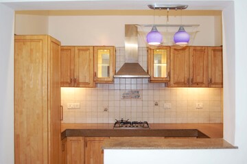 Kitchen in 3.5 BHK Apartment at Jor Bagh – for Rent