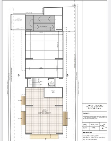 Staircase in 2 BHK Apartment at Wadgaon Sheri – for Sale