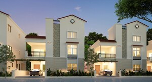 4 BHK Villa – Exterior View View at Praneeth Pranav Grove Park, Gagillapur - for Sale