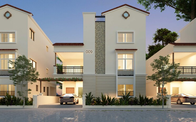 Exterior View, praneeth-pranav-grove-park 3 Bedroom 2176 Sq.Ft. Villa In Gagillapur Hyderabad 9112841