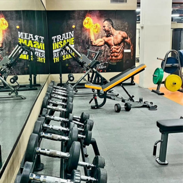 Gym in 4 BHK Apartment at Azeagaia Botanica, Vrindavan Yojna – for Sale