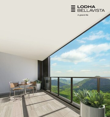 Balcony in 2 BHK Apartment at Lodha Bellavista, Manpada – for Sale