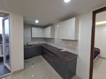 Kitchen in 3 BHK Builder Floor at Palm Residency Chhatarpur, Chattarpur – for Rent