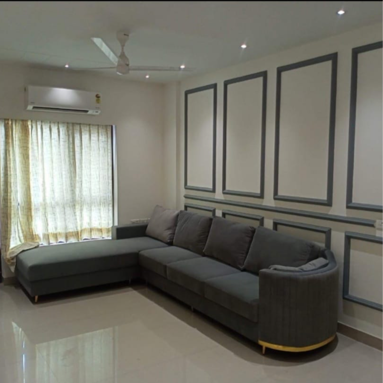 Living Room, gandharva-imperial-crest 3.5 Bedroom 1840 Sq.Ft. Apartment In Amar Shaheed Path Lucknow 9112871