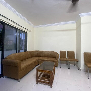 Living Room in 2 BHK Apartment at Bopodi – for Rent