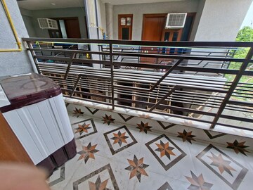 Balcony in 1 BHK Apartment at Palm Residency Chhatarpur, Chattarpur – for Rent