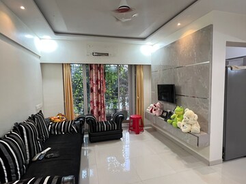 Living Room in 1 BHK Apartment at Delta Vrindavan, Mira Road – for Sale