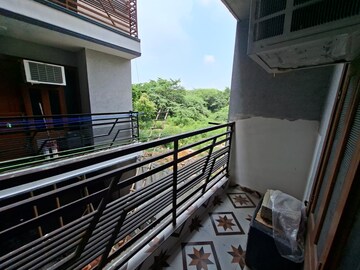 Balcony in 1 BHK Apartment at Palm Residency Chhatarpur, Chattarpur – for Rent