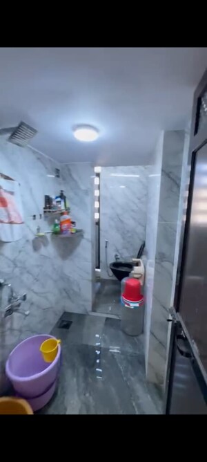 Bathroom in 1 BHK Apartment at Jamuna Tower, Mira Road – for Sale