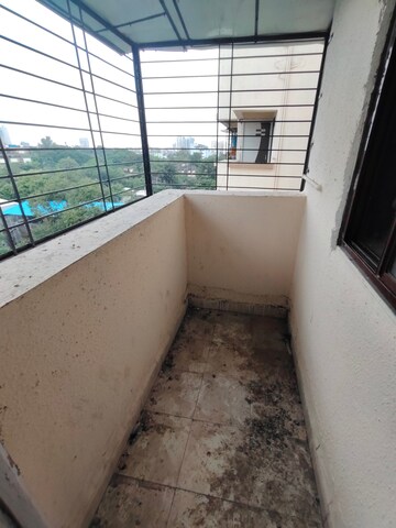 Balcony in 1 RK Apartment at Sanghvi Regency, Kalyan West – for Rent