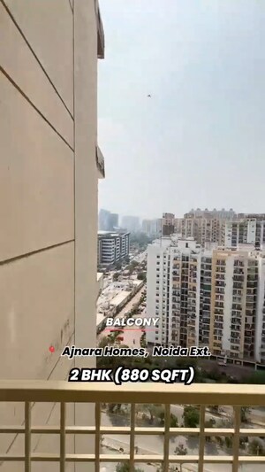 2 BHK Apartment – Exterior View View at Ajnara Homes, Sector 16b Greater Noida - for Sale