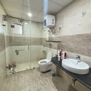 Bathroom in 3.5 BHK Apartment at MI Rustle Court, Malesemau – for Sale