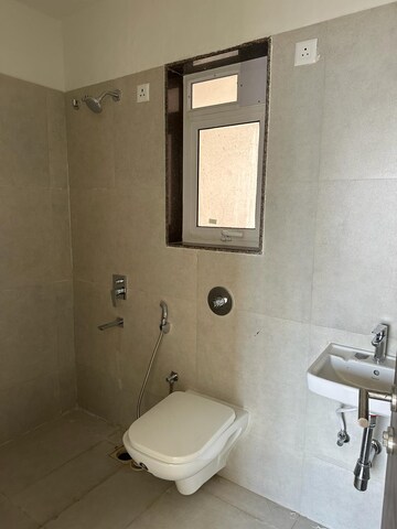Bathroom in 1 BHK Apartment at Raunak Heights, Ghodbunder Road – for Rent