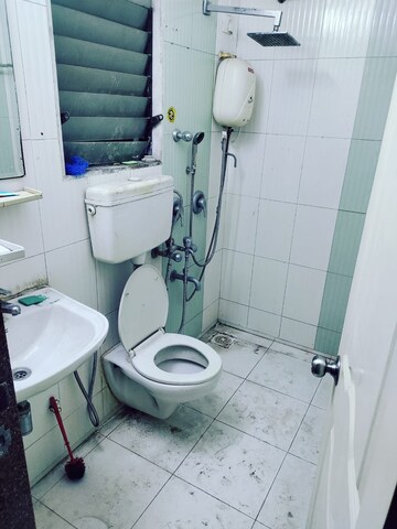 Bathroom in 2 BHK Apartment at Triveni Vasant Vihar CHS, Vasant Vihar – for Rent