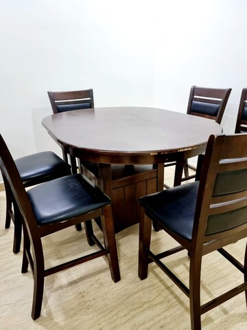 Dining area in 3 BHK Builder Floor at Kohli One Malibu Town, Sector 47 – for Rent