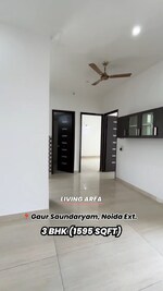 3 BHK + Extra Room 1595 Sq.Ft. Apartment in Gaur Saundaryam