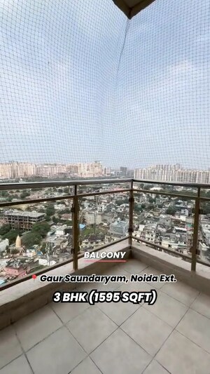 3 BHK Apartment – Exterior View View at Gaur Saundaryam, Tech Zone 4 Greater Noida - for Sale