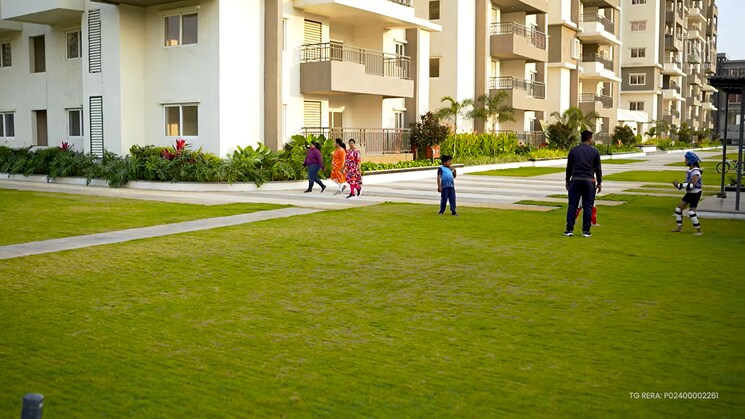 Garden, asbl-spire 3 Bedroom 1905 Sq.Ft. Apartment In Kokapet Hyderabad 9113292