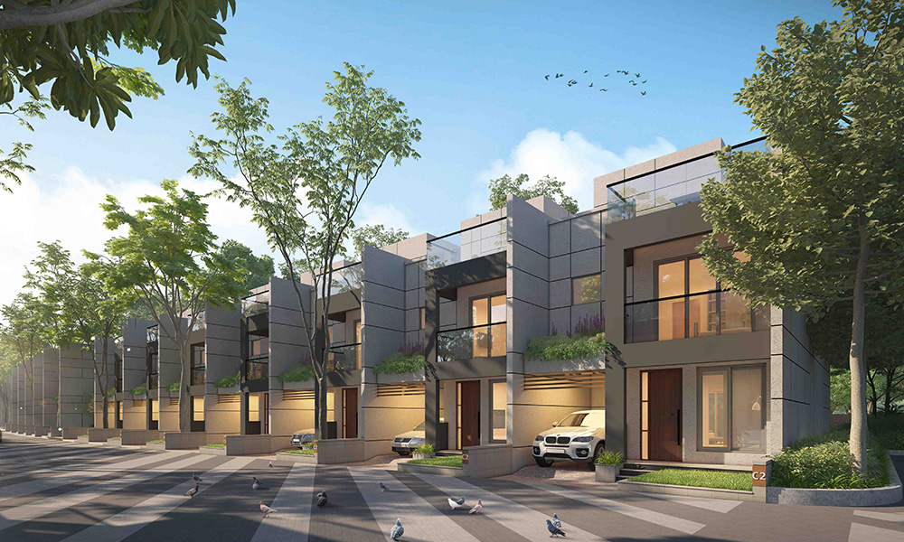 3 BHK + Pooja Room,Extra Room 2239 Sq.Ft. Villa in Srijan Botanica