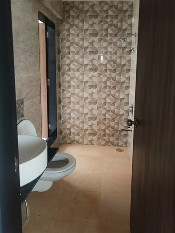 Bathroom in 1 BHK Apartment at Mahavir Square, Manpada – for Rent