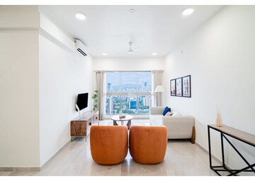 Living Room in 4 BHK Apartment at Raj Infinia, Malad West – for Sale