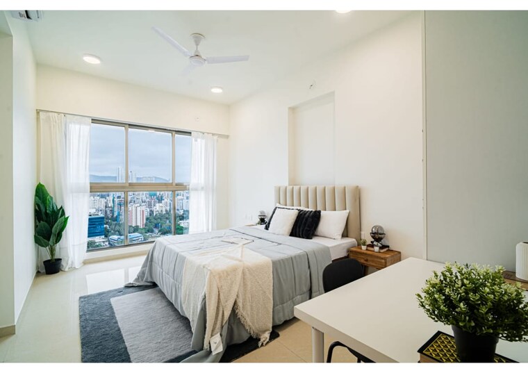 Bedroom, raj-infinia 4 Bedroom 2300 Sq.Ft. Apartment In Malad West Mumbai 9113334