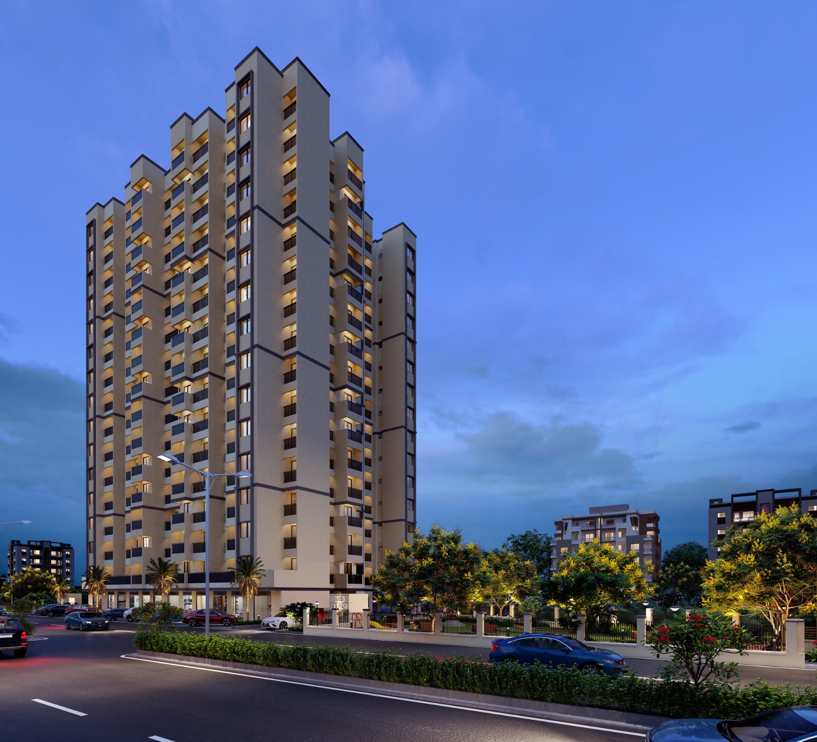 1 BHK 404 Sq.Ft. Apartment in Raj Tulsi City