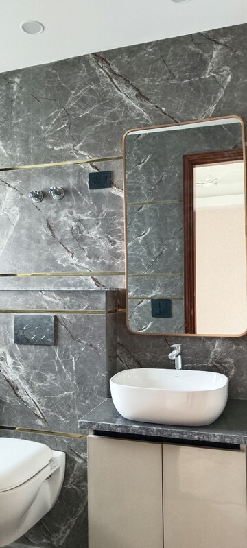 Bathroom in 4 BHK Builder Floor at Ansal API Versalia, Sector 67a – for Rent