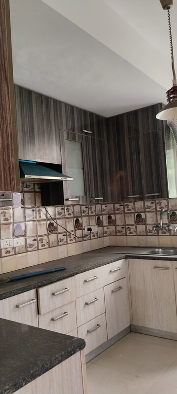 Kitchen in 3 BHK Independent House at Unitech Woodstock Floors, Sector 50 – for Rent