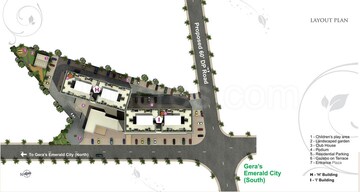 Master Plan in 2 BHK Apartment at Gera Parkview I, Kharadi – for Sale