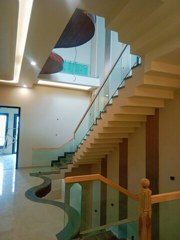 Staircase in 4 BHK Villa at Mansarovar Extension – for Sale