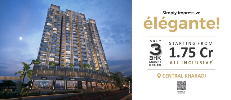 Exterior View, prasun-adara 3 Bedroom 1307 Sq.Ft. Apartment In Kharadi Pune 9113616