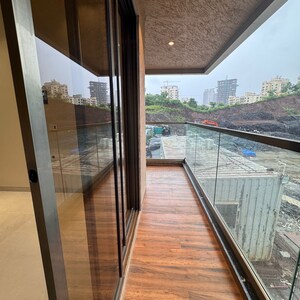 Balcony in 3 BHK Apartment at Mohan Altezza, Wayle Nagar – for Sale