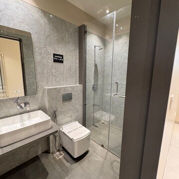 Bathroom in 3 BHK Apartment at Mohan Altezza, Wayle Nagar – for Sale