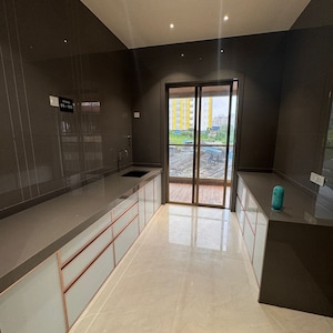 Kitchen in 3 BHK Apartment at Mohan Altezza, Wayle Nagar – for Sale