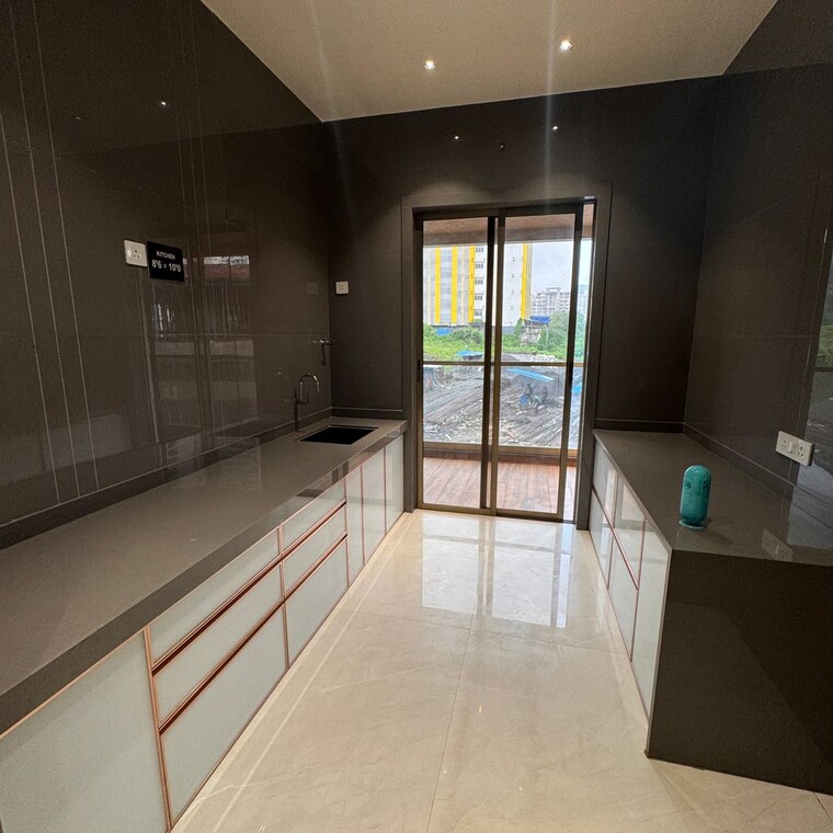 Kitchen, mohan-altezza 3 Bedroom 1418 Sq.Ft. Apartment In Wayle Nagar Thane 9113731