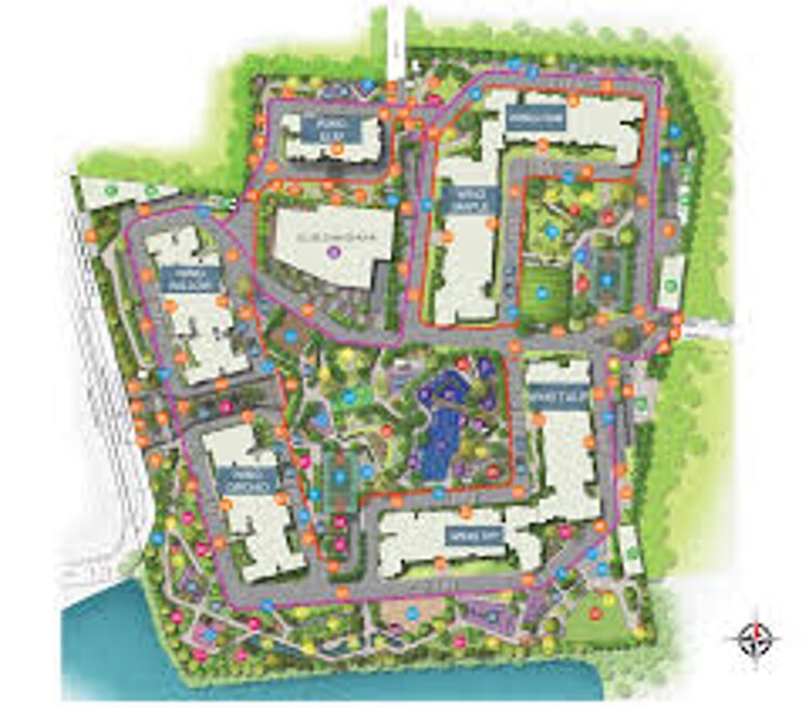 Master Plan, sumadhura-folium 2 Bedroom 1270 Sq.Ft. Apartment In Whitefield Bangalore 9113742