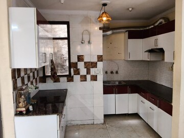 Kitchen in 4 BHK Builder Floor at Green Fields Colony – for Rent