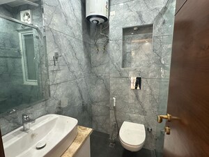 Bathroom in 3 BHK Builder Floor at New Rajinder Nagar – for Rent
