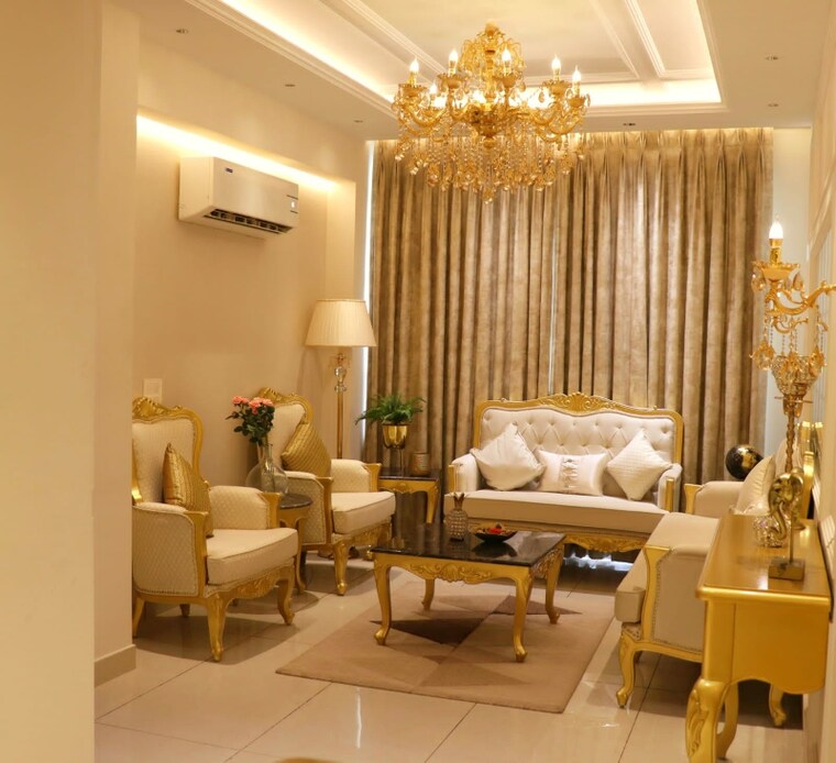 Living Room, green-valley-residencia 3 Bedroom 193 Sq.Yd. Builder Floor In Ghazipur Zirakpur 9113962