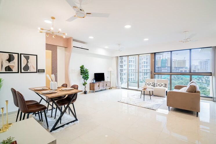 Living Room, runwal-bliss 3 Bedroom 1249 Sq.Ft. Apartment In Kanjurmarg East Mumbai 9114005